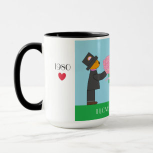 Caneca Teddy Bears Casando-se: Aniversário