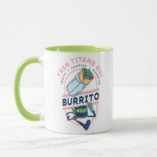 Caneca Teen Titans Go! Beast Boy "Truth Justice Burrito"