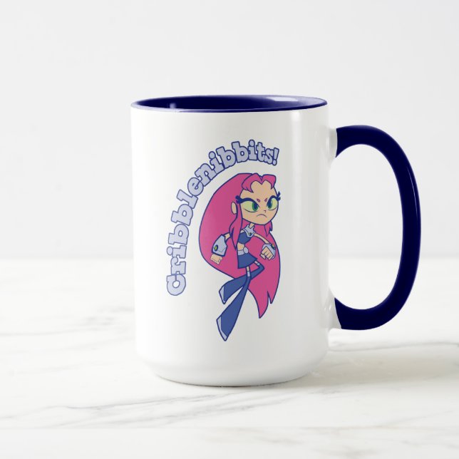 Caneca Teen Titans Go! | Incêndio "Cribblenibbits!" (Direita)