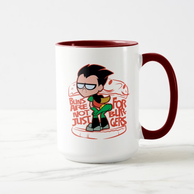 Caneca Teen Titans Go! | Robin Booty Scooty Buns (Direita)