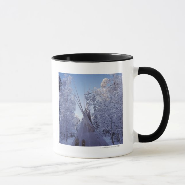 Caneca Teepee no inverno (Direita)