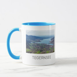 Caneca Tegernsee Bavaria Lake Germany Panorama Souvenir