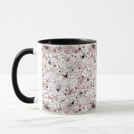 Caneca Teia de Aranha Assustadora de Halloween