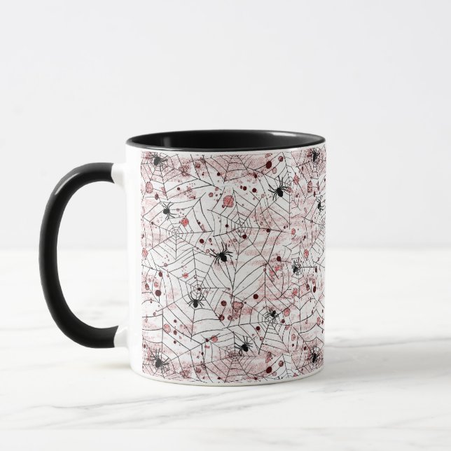 Caneca Teia de Aranha Assustadora de Halloween (Esquerda)