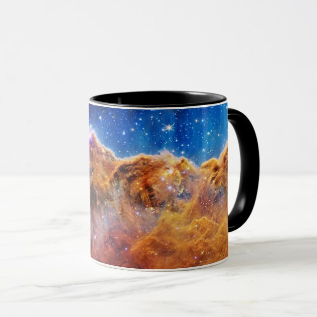 Caneca Telescópio Espacial James Webb Nebulosa Carina (Frente Esquerda)