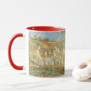 Caneca Telhados Vermelhos, Canto de uma Aldeia, Inverno p