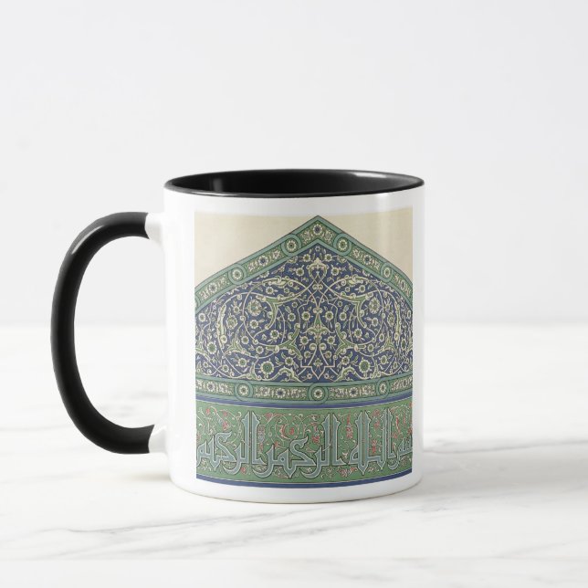 Caneca Telhe a decoração, catedral da mesquita de Qous, (Esquerda)