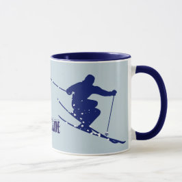 Caneca Telluride Blue Skier