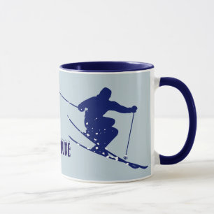 Caneca Telluride Blue Skier