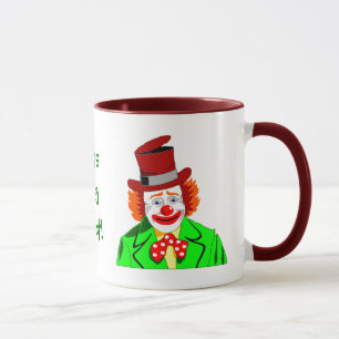 Caneca Tem Mug De Palhaço De Pés Grande