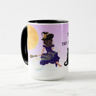 Caneca Tema de Halloween O melhor nome de bruxa de todos 