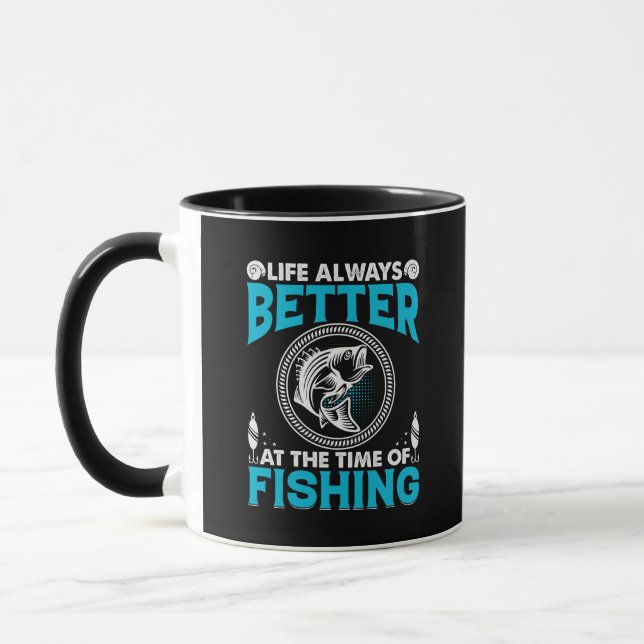 Caneca Tema de Pesca (Esquerda)