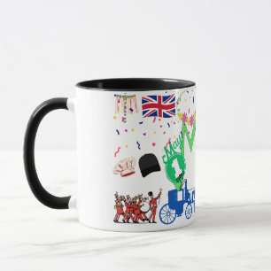 Caneca Tema do Reino Unido: Mugs do Dia do Trabalho