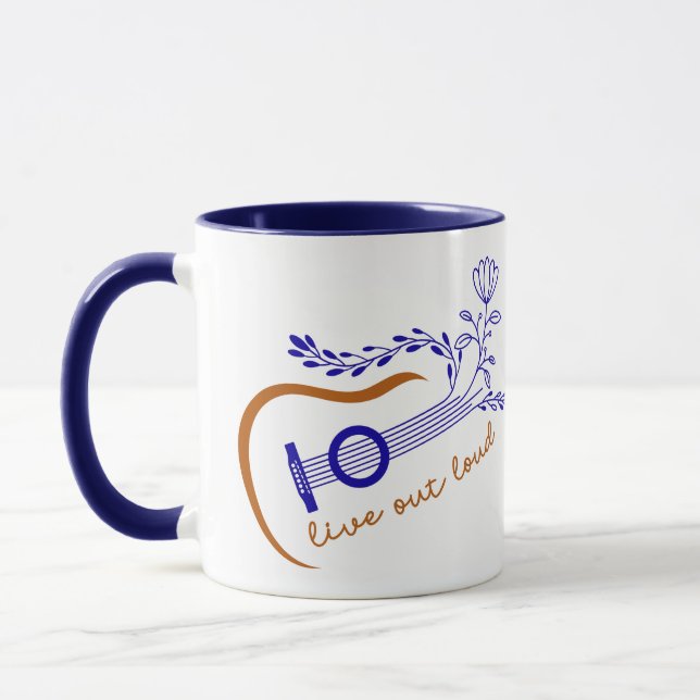 Caneca Tema Do Violão Vive Em Alto (Esquerda)