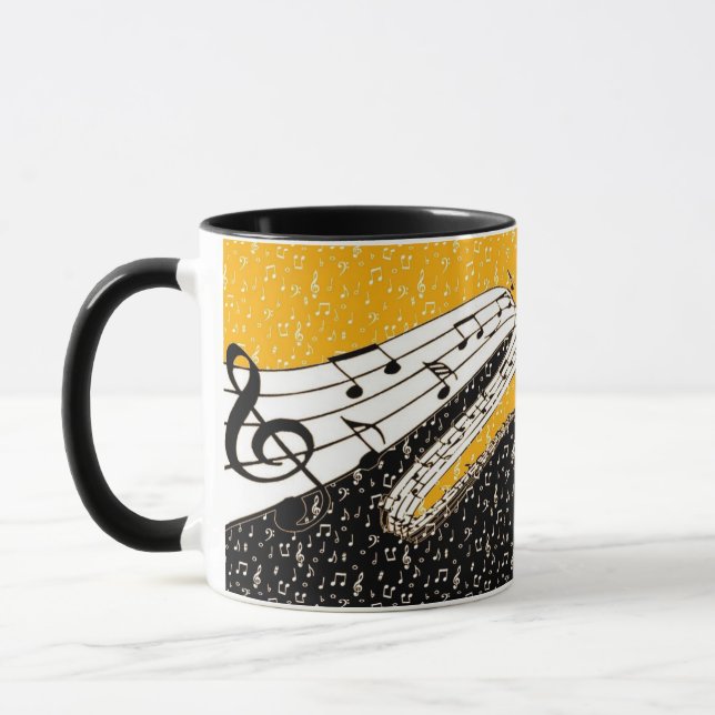 Caneca tema musical Dourado (Esquerda)