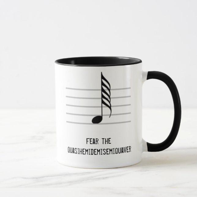 Caneca Tema o Quasihemidemisemiquaver (Direita)