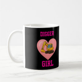 Caneca temática de construção 'DIGGER GIRL'