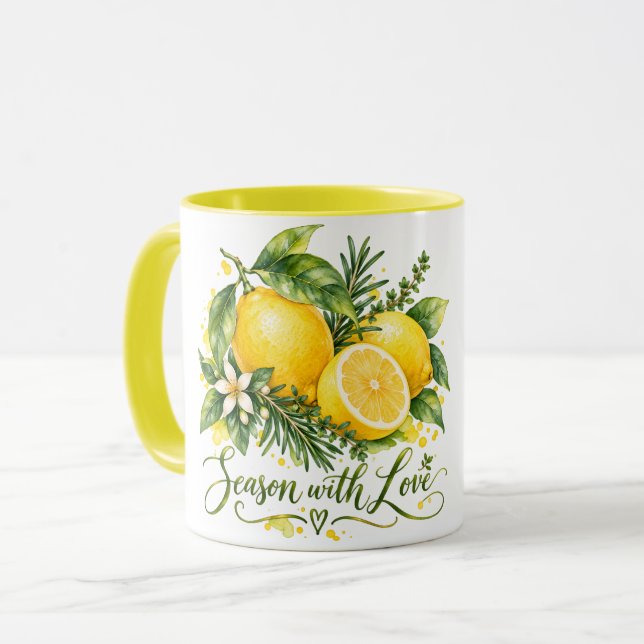 Caneca Temperar Com Amor (Frente Esquerda)