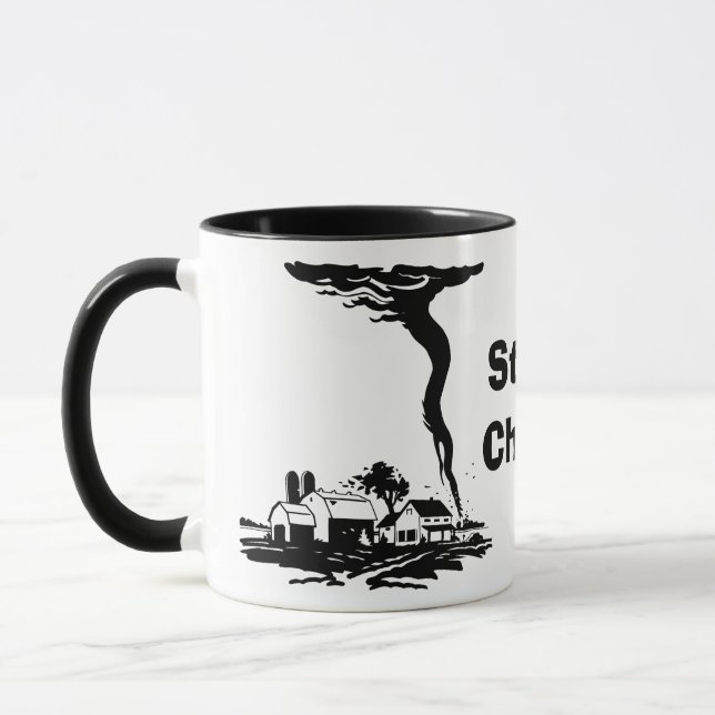 Caneca Tempestade Chaser Tornado Twister Meteorologia Cli (Esquerda)