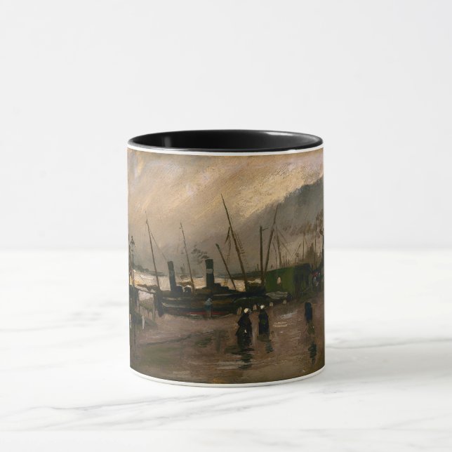 Caneca Tempestade dos Pescadores de Amsterdã, por Vincent (Centro)