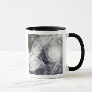 Caneca Tempestade tropical Parma e Super Typhoon Melor