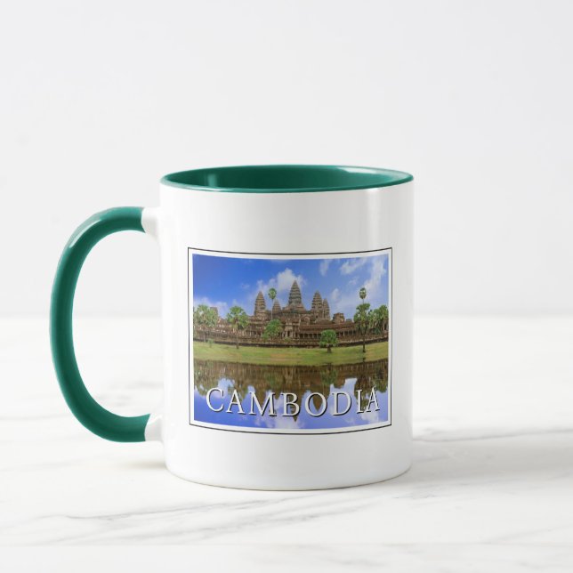 Caneca Templo Angkor Wat | Kampuchea, Camboja (Esquerda)