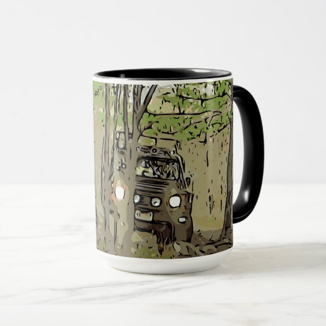 CANECA TEMPO COM NATUREZA (Frente Esquerda)