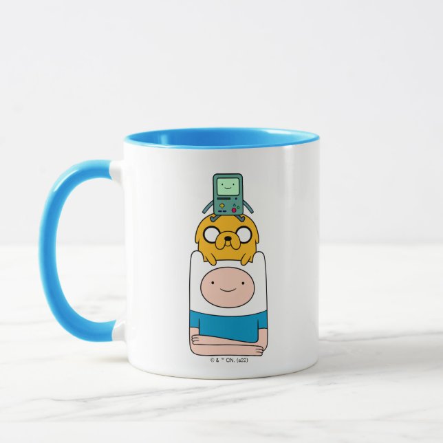 Caneca Tempo de Aventura | BMO, Jake e Finn (Esquerda)