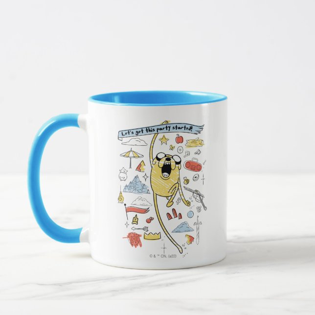 Caneca Tempo de Aventura | "Partido" Jake Sketch (Esquerda)