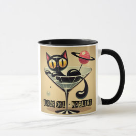 Caneca Tempo de Futuro Atômico, Black Cat Martini