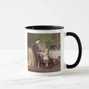 Caneca Tempo de pequeno almoço - jogos da manhã (óleo