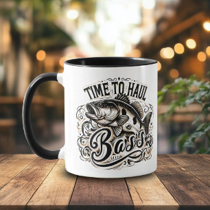 Caneca Tempo Engraçado para Pescar Bass