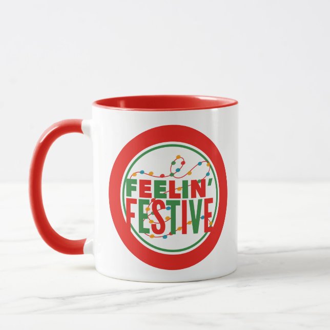 Caneca Temporada de Férias Festivas (Esquerda)