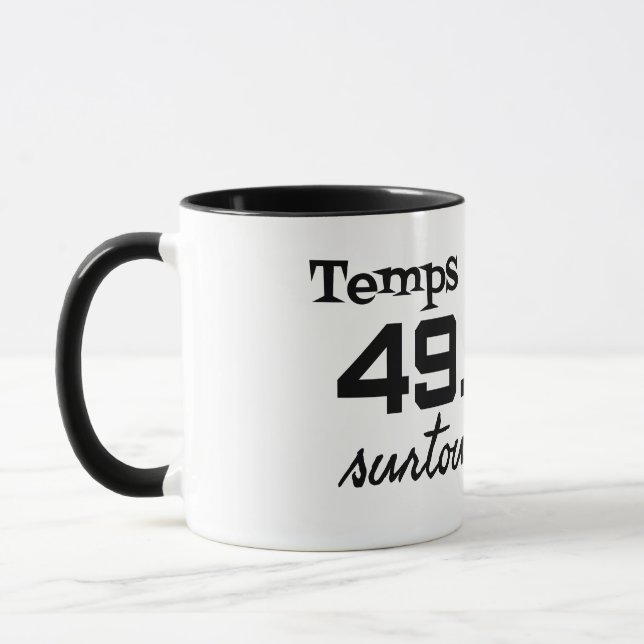 Caneca Temps ensoleillé surtout le pays 49.3 (Esquerda)