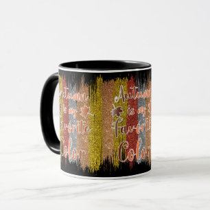 Caneca Tendência de Folhas de outono