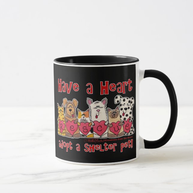 Caneca Tenha um coração (Direita)