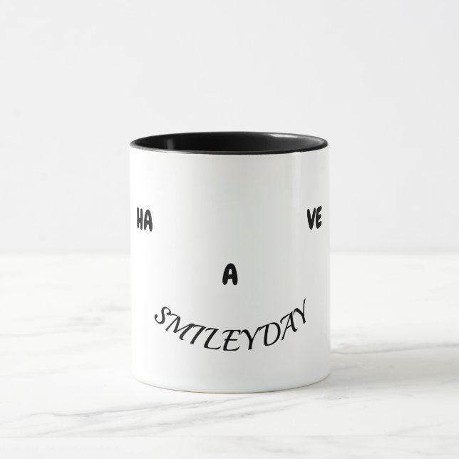 Caneca 'Tenha um dia feliz'  (Centro)