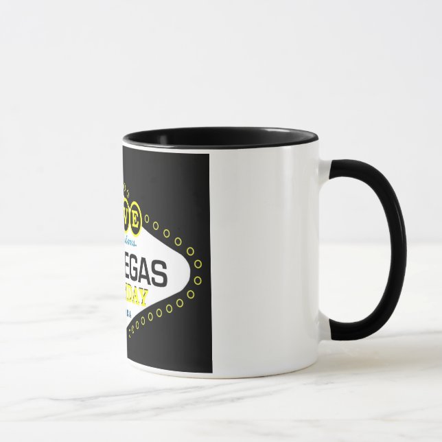 Caneca Tenha Um Fabuloso Aniversário De Las Vegas Ringer  (Direita)