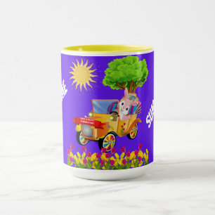 Caneca Tenha Um Feliz Café De Sumo, Dois Tons