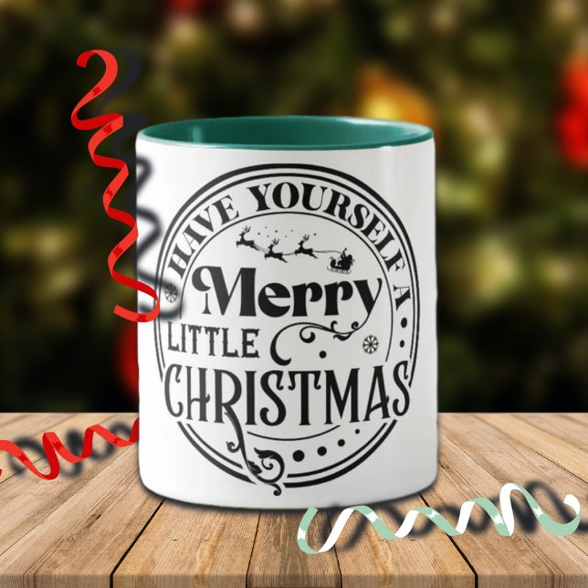 Caneca Tenha um Natal Feliz (Criador carregado)