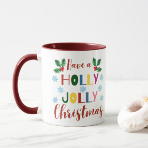 Caneca Tenha Um Natal Holly Jolly