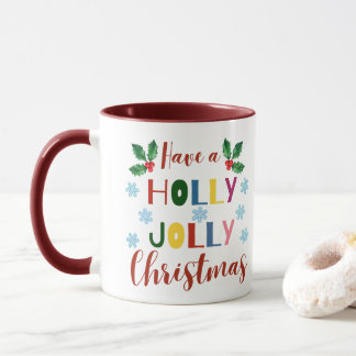 Caneca Tenha Um Natal Holly Jolly