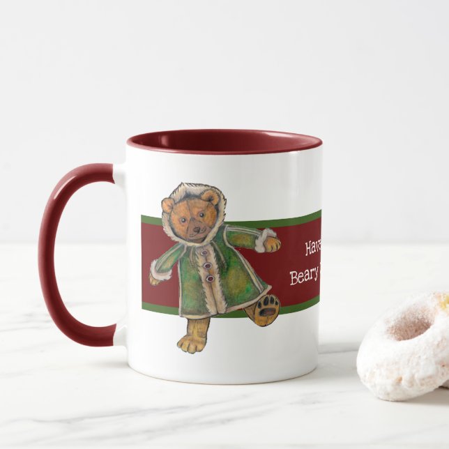 Caneca Tenha um Natal muito bárbaro! ~ (Com Donut)