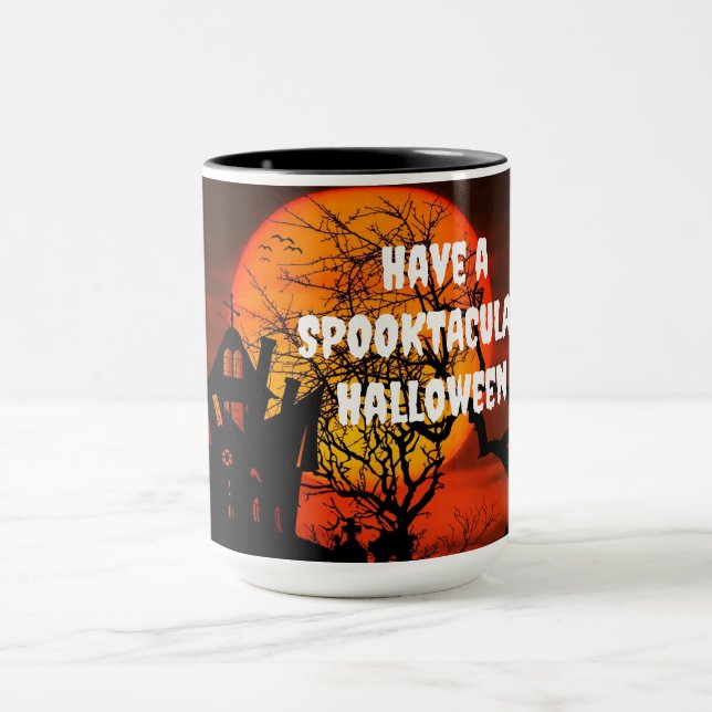 Caneca Tenham uma Casa de Halloween Spooktacular (Centro)