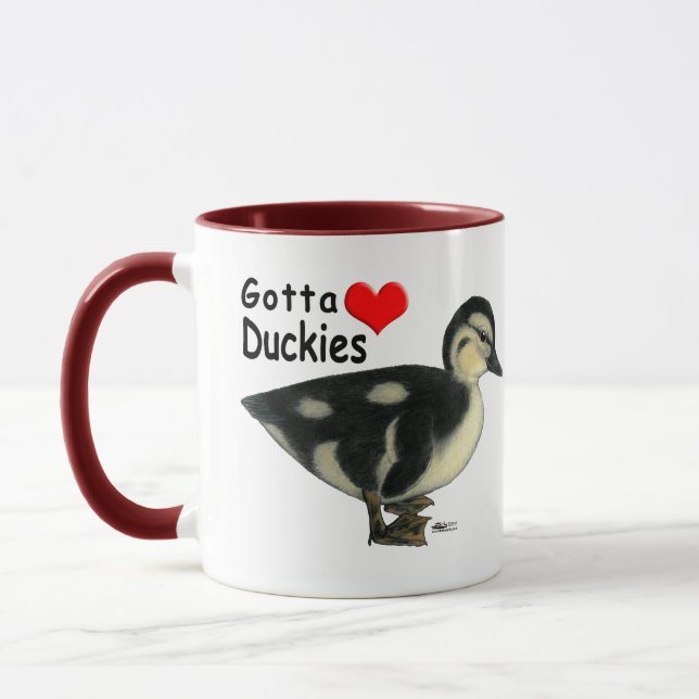 Caneca Tenho Que Adorar Duckies (Esquerda)