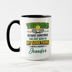 Caneca Tenis Personalizado Amor Feliz Dia do Tênis