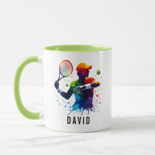Caneca Tenis Personalizado Amor Feliz Dia do Tênis