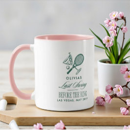 Caneca Tênis Último Balanço Antes da Despedida de Solteir