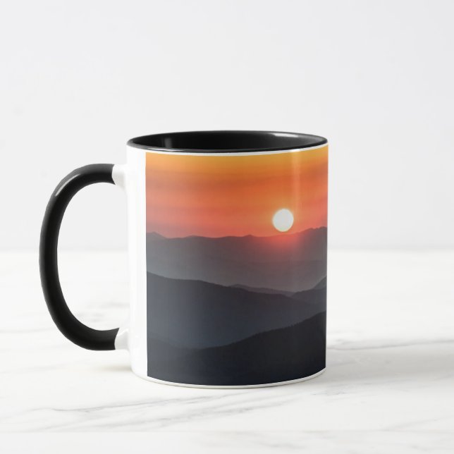 Caneca Tennant Mt, área de Graveyard Fields, nascer do so (Esquerda)
