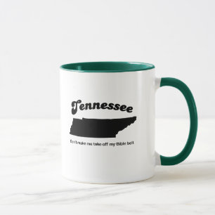 Caneca Tennessee - correia de bíblia
